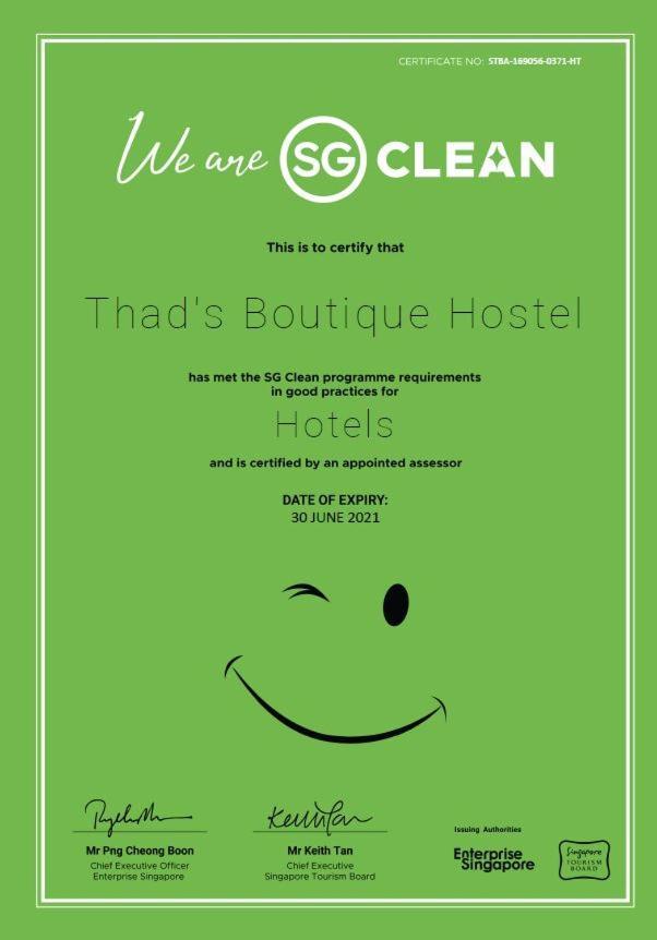 Thad'S Boutique Hostel Singapore Eksteriør billede